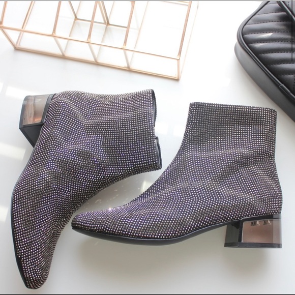 NWT ALDO Sparkle Ankle Boot - Picture 5 of 9
